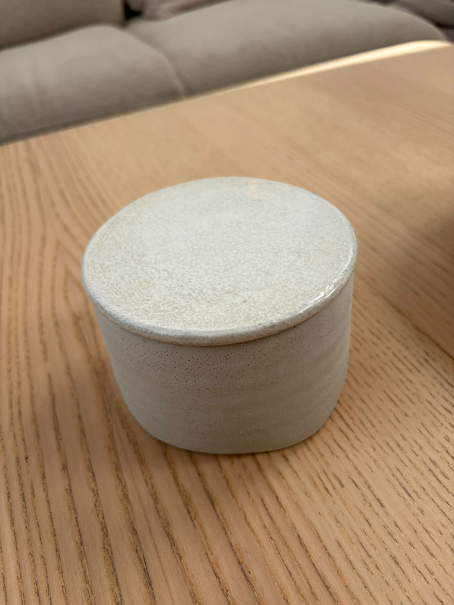 ALVA Französische Butterdose naturweiß matt – Bild 3