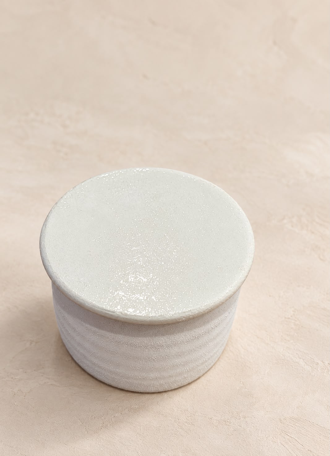 ALVA Französische Butterdose naturweiß matt – Bild 2